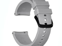 Curea ceas Smartwatch Samsung Galaxy Watch 4, Watch 4 Classic, Gear S2, iUni 20 mm Silicon Grey